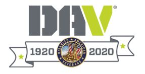 Disabled American Veterans logo 1920 - 2020