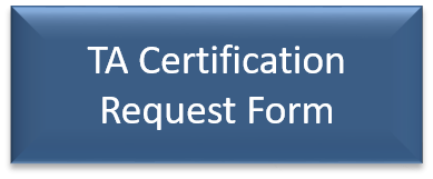 TA Certification Request Form